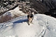 Alla piccola croce di cima Podona (1228 m) e alla grande croce dell’anticima (1183 m) da Salmezza l’8 marzo 2018 -  FOTOGALLERY